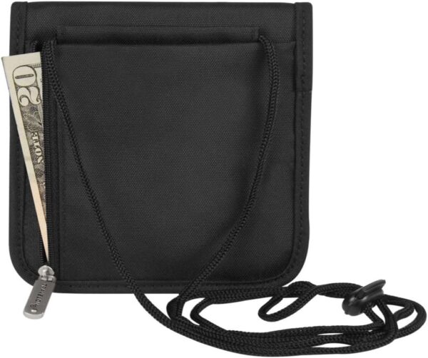 Travelon Folding Id and Boarding Pass Holder, Black, One Size - Image 4