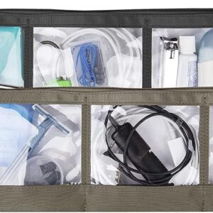 Travelon Set of 2 Accessory Organizer, Black/Nutmeg, One Size