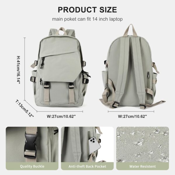 Lightweight School Bag College Laptop Backpack for Men Women Travel bag High School Middle Bookbag for Boy Girls - Image 2