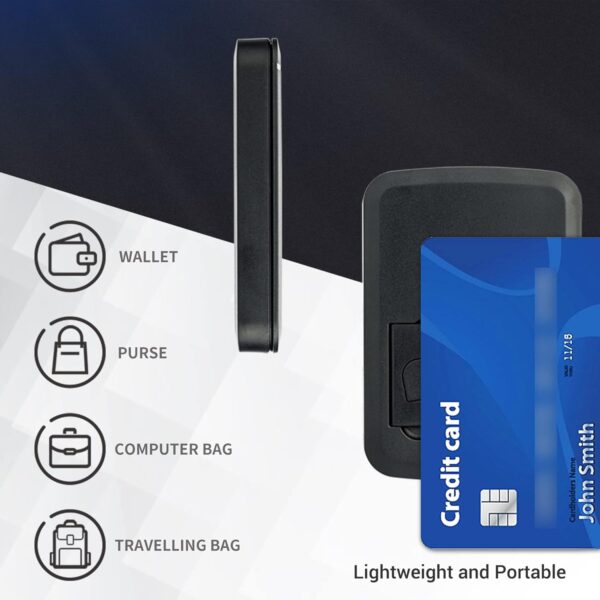 Multi-Functional Compact Cable Card with 22" USB-C Cable & USB-A/Micro-USB/Light/OTG USB Adapter Kit Cable Convertor Storage Box for Traveling Phone Pad Charging PC Computer Data Transfer - Image 6