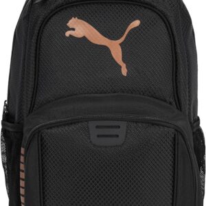 PUMA Evercat Contender Backpack, Black/Rose Gold, One Size