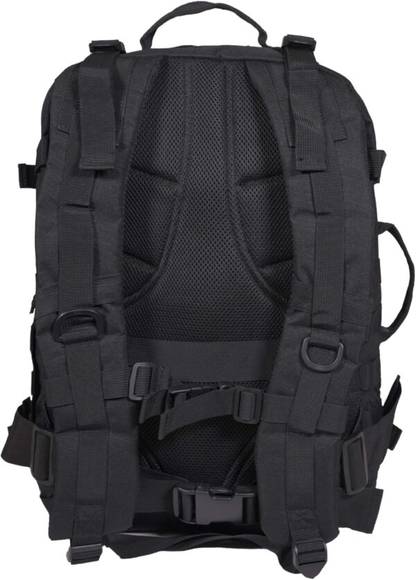 Rockland Military Tactical Laptop Backpack, Black, Large - Image 3