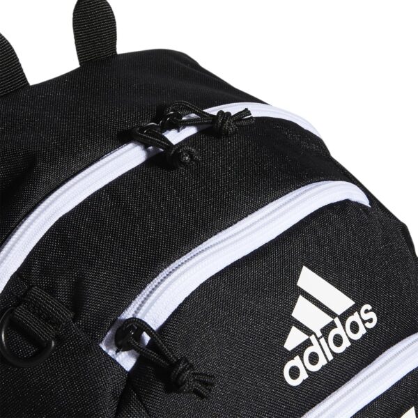 adidas Creator 2 Backpack, Black/White, One Size - Image 3