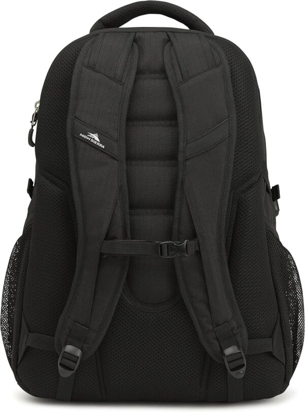 High Sierra Access 2.0 Laptop Backpack, Black, One Size - Image 3