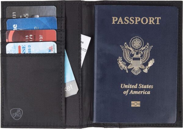 Travelon RFID Blocking Passport Case, Black, One Size - Image 3