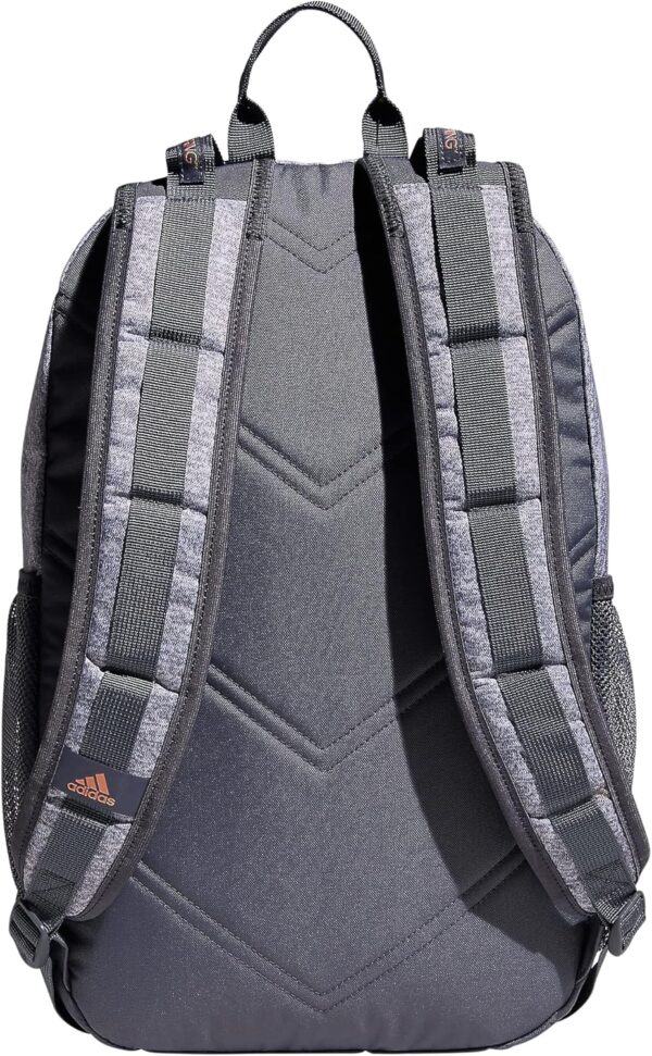 adidas Excel 6 Backpack, Jersey Grey/Onix Grey/Rose Gold, One Size - Image 4