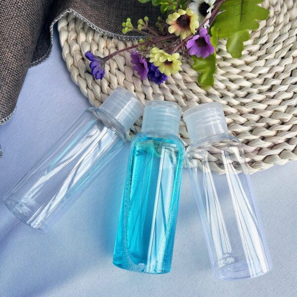 5 Pack 3.4oz Empty Plastic Travel Bottles for Toiletries TSA Approved Leak Proof Squeezable Travel Size Containers Travel Essentials Accessories, clear - Image 8